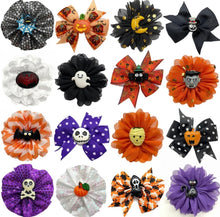 Load image into Gallery viewer, Halloween Dog Collar Bows
