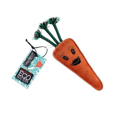 Candice the Carrot jute dog toy