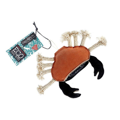 Carlos the Crab Jute dog toy