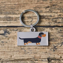 Load image into Gallery viewer, DACHSHUND/SAUSAGE DOG DOG ID NAME TAG
