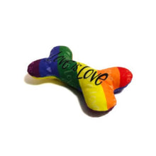 Load image into Gallery viewer, Love Is Love Plush Dog Toy

