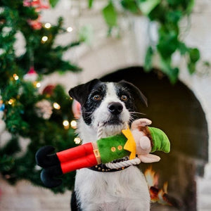 Merry Woofmas Santa’s Little Elf-er - Dog Toy