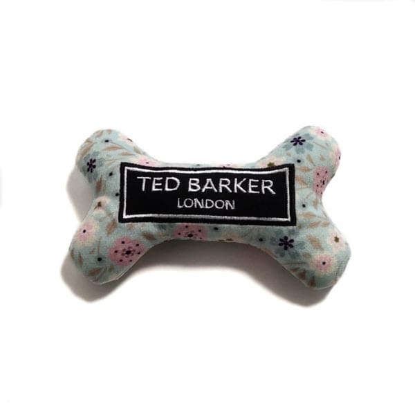 Ted Barker Bone Squeaky Posh Plush Toy